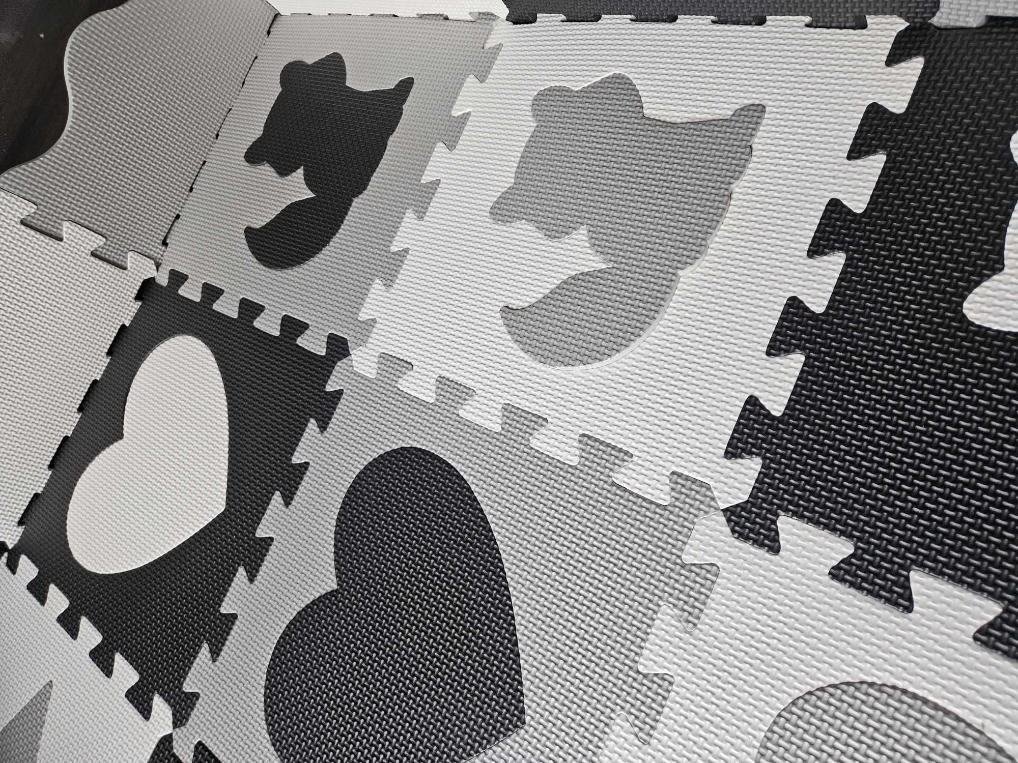 Duża mata edukacyjna piankowa kojec puzzle dla dzieci XXL