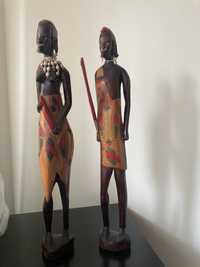 Esculturas africanas pau