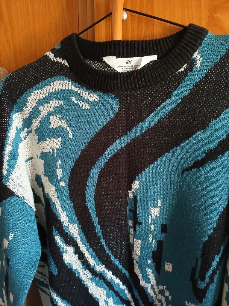 Okaaaa H&M Nowy cieply sweter młodzieżowy unisex od 10 do 40lat wzr 15