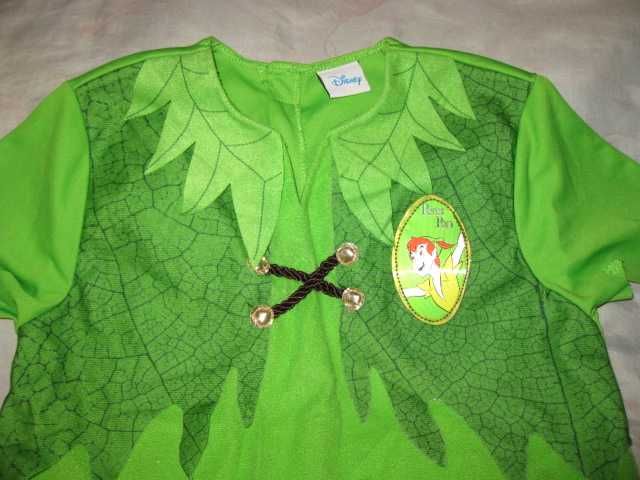 Новорічний маскарадний костюм Дісней Пітер Пен 7-9 лет рост 128-134 см