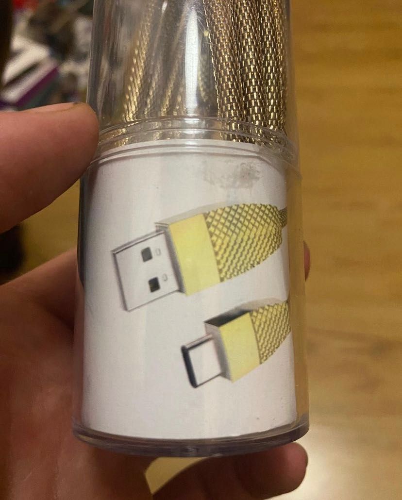 Шнур USB метал  ”новий”