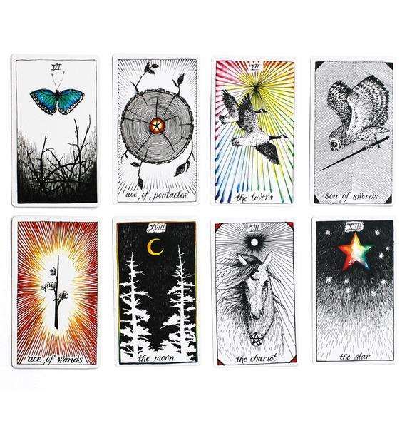 Caixa baralho tarot + guia The Wild Unknown - Kim Krans - NOVO