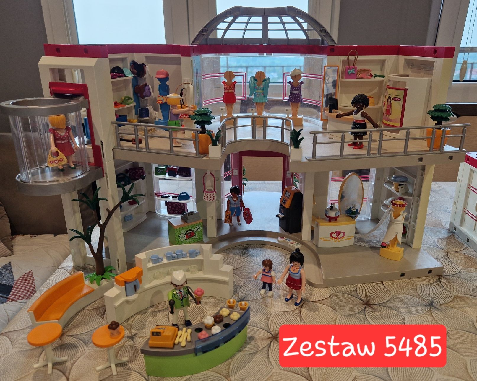 Playmobil Galeria handlowa butik 5485 i 5486. Unikat 100% komplet + Gr