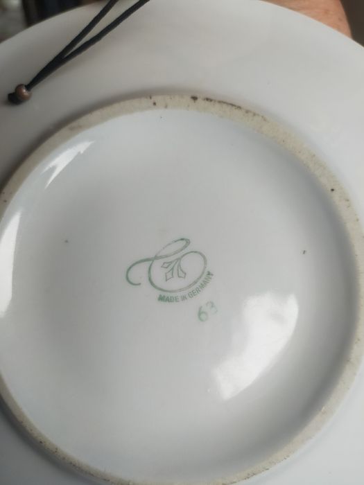 Talerze Porcelana Made in Germany Triptis przedwojenna