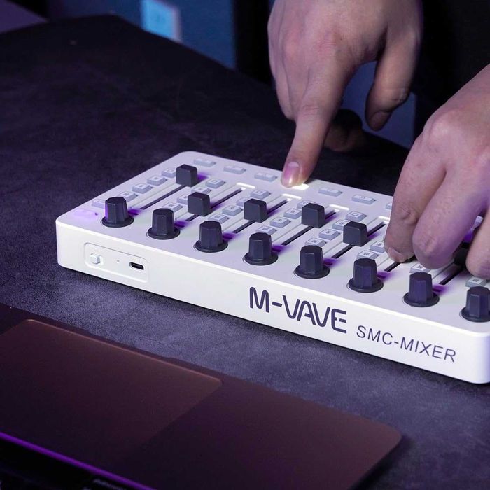 Бездротовий MIDI Mixer M-VAVE Bluetooth USB мікшер міді контроллер daw