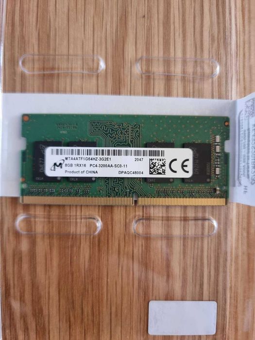 Pamięć RAM DDR4 SODIMM 8GB Micron 3200MHz MTA4ATF1G64HZ