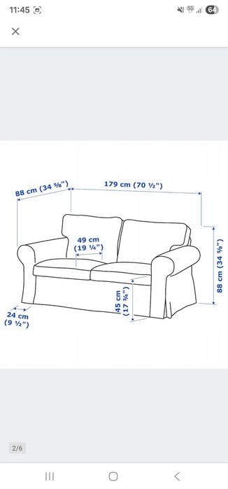 Sofa Ikea 2-osobowa