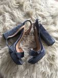 Buty szpilki na słupku sandały