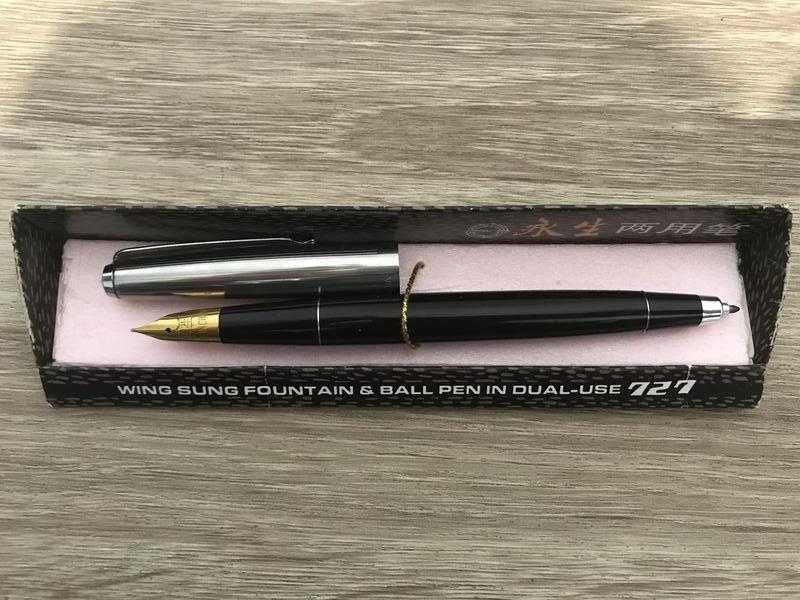 Ручка Перьевая Чернильная Старый Китай WING SUNG 727 Шариковая.