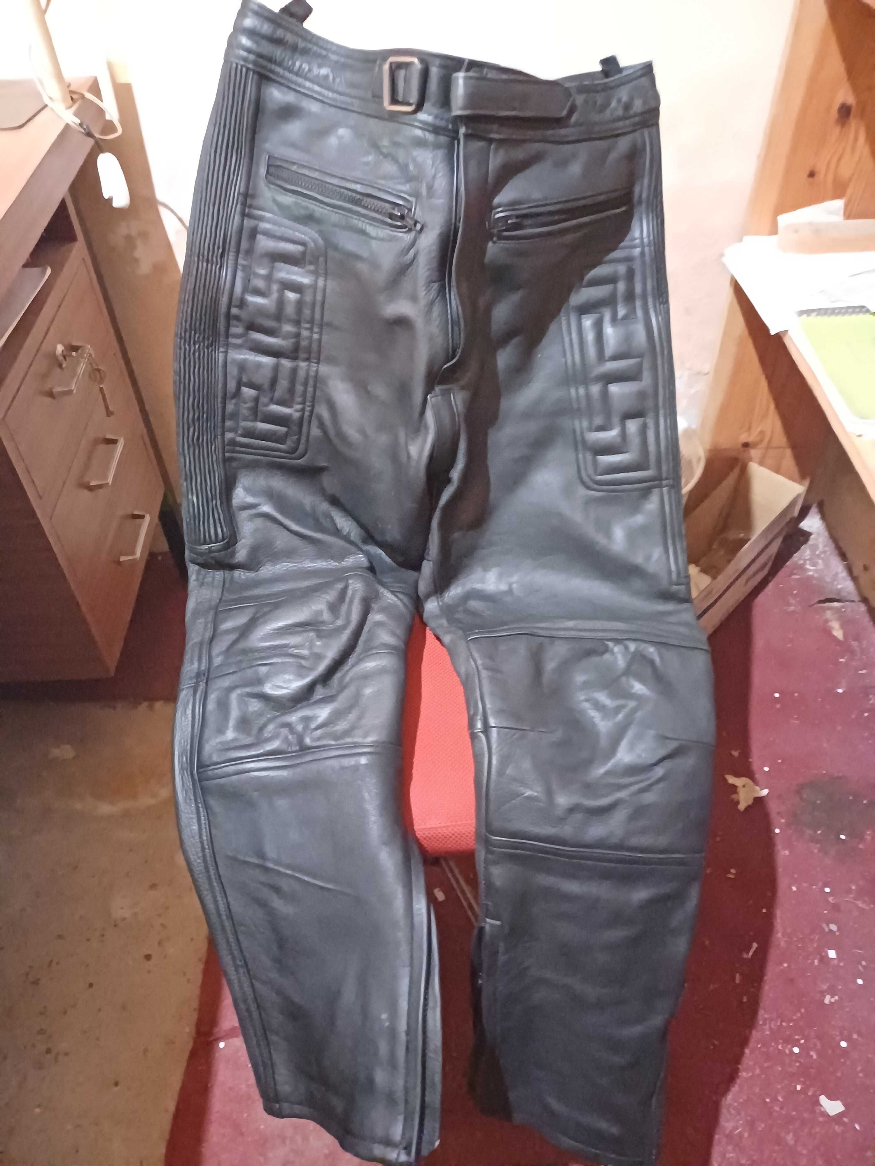 Fato de cabedal para moto