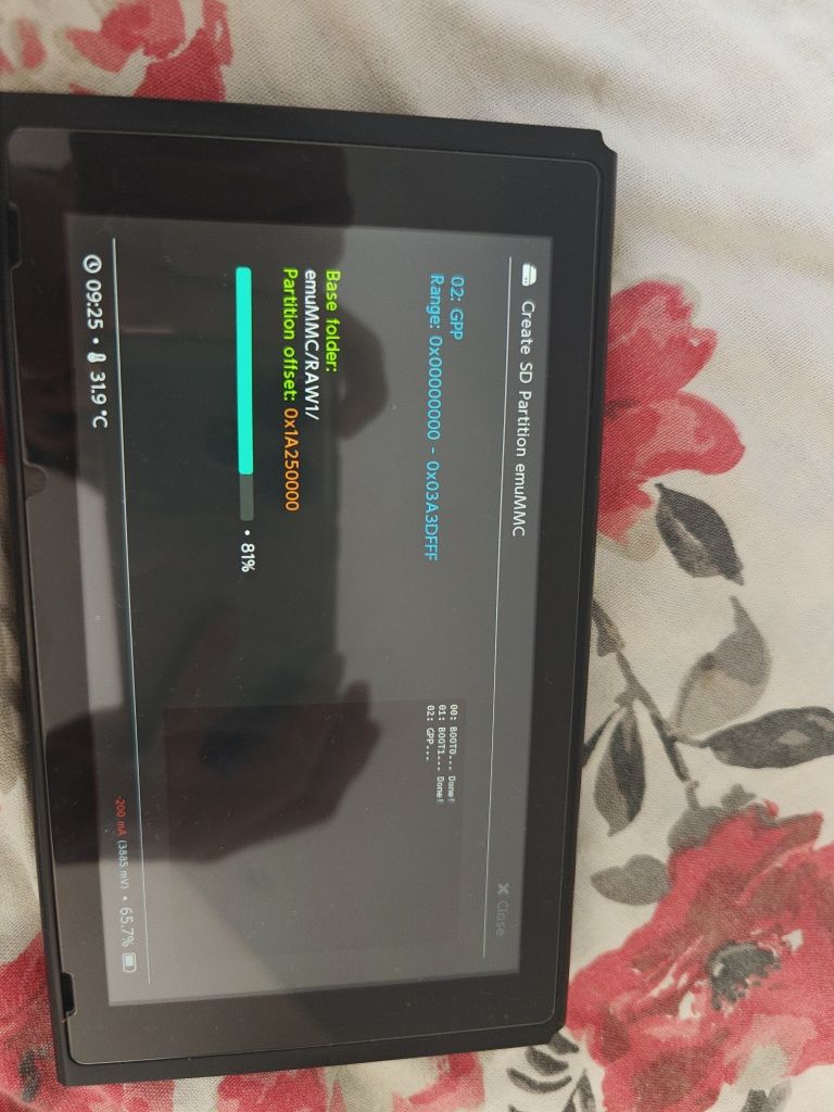 Nintendo switch V2, V1 modchip przeróbka