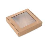 Zestaw pudełek z okienkiem 10 sztuk 11x11x3 cm