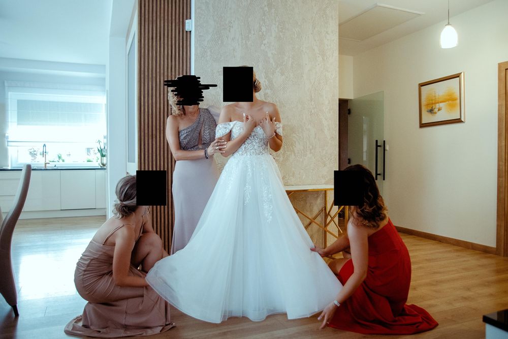 Piękna suknia ślubna z salonu Madonna w Katowicach