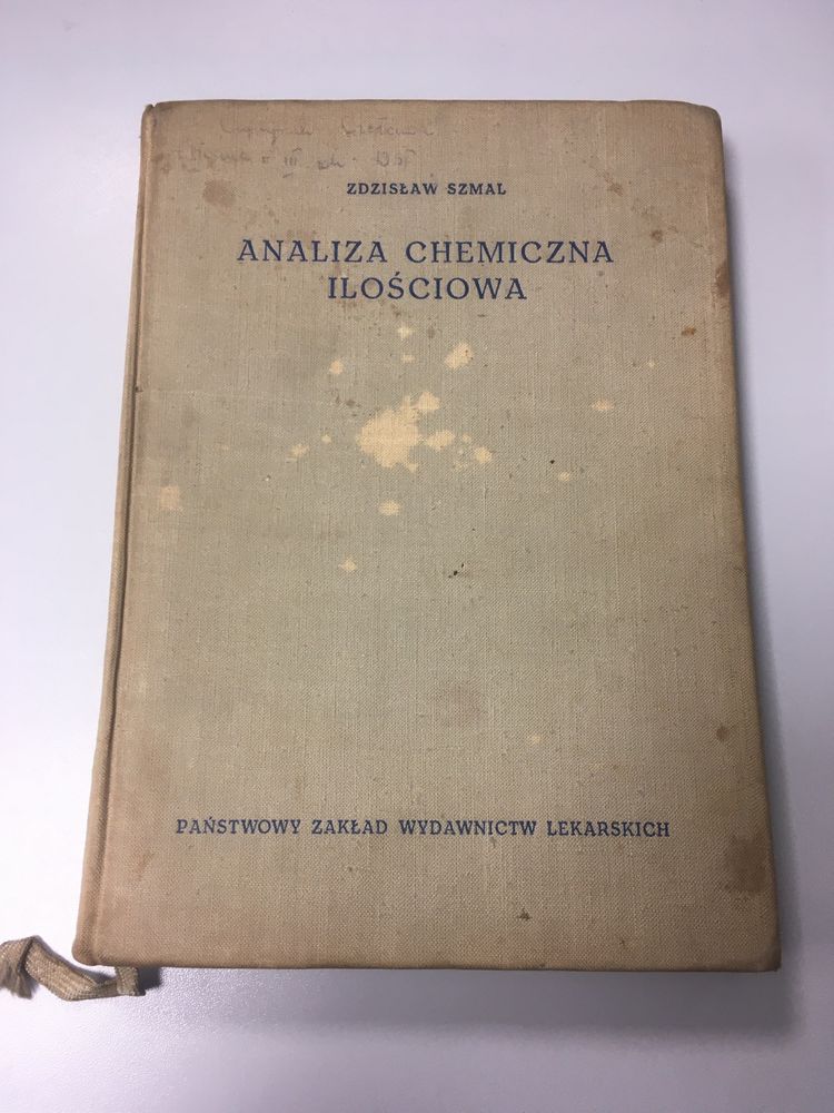 Zdzisław Szmal - Analiza chemiczna ilościowa