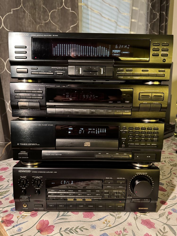 Kenwood MIDI GE-940 T-94L DP-940 A-94 Wieża Zestaw Pilot!