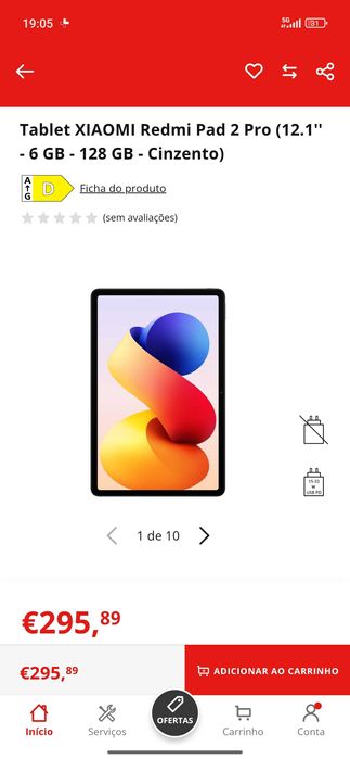 Xiaomi Redmi Pad 2 Pro 128gb - Novo/Selado