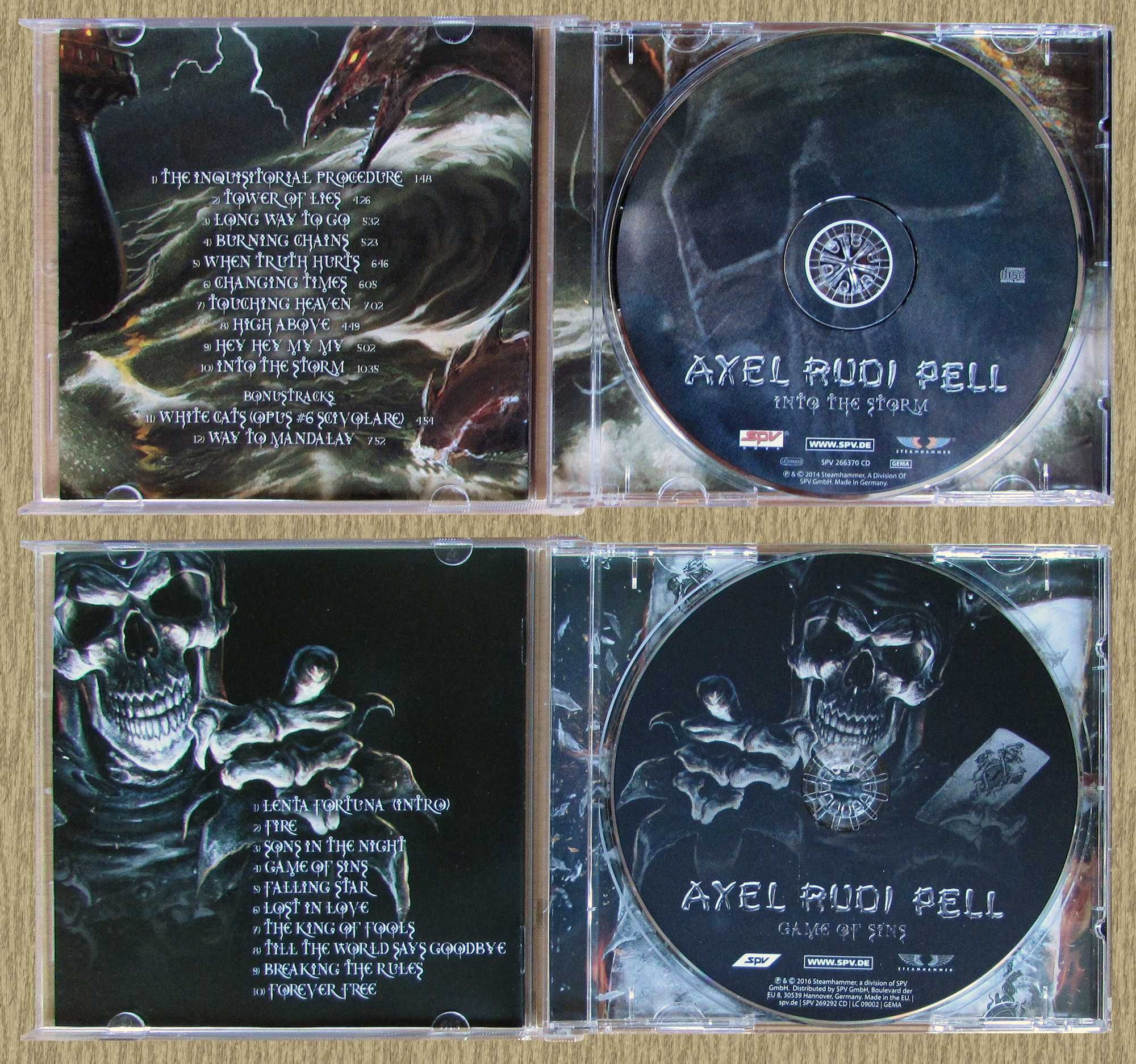 CD Axel Rudi Pell - 1992, 1996, 1997, 1998, 2000, 2004, 2014, 2016