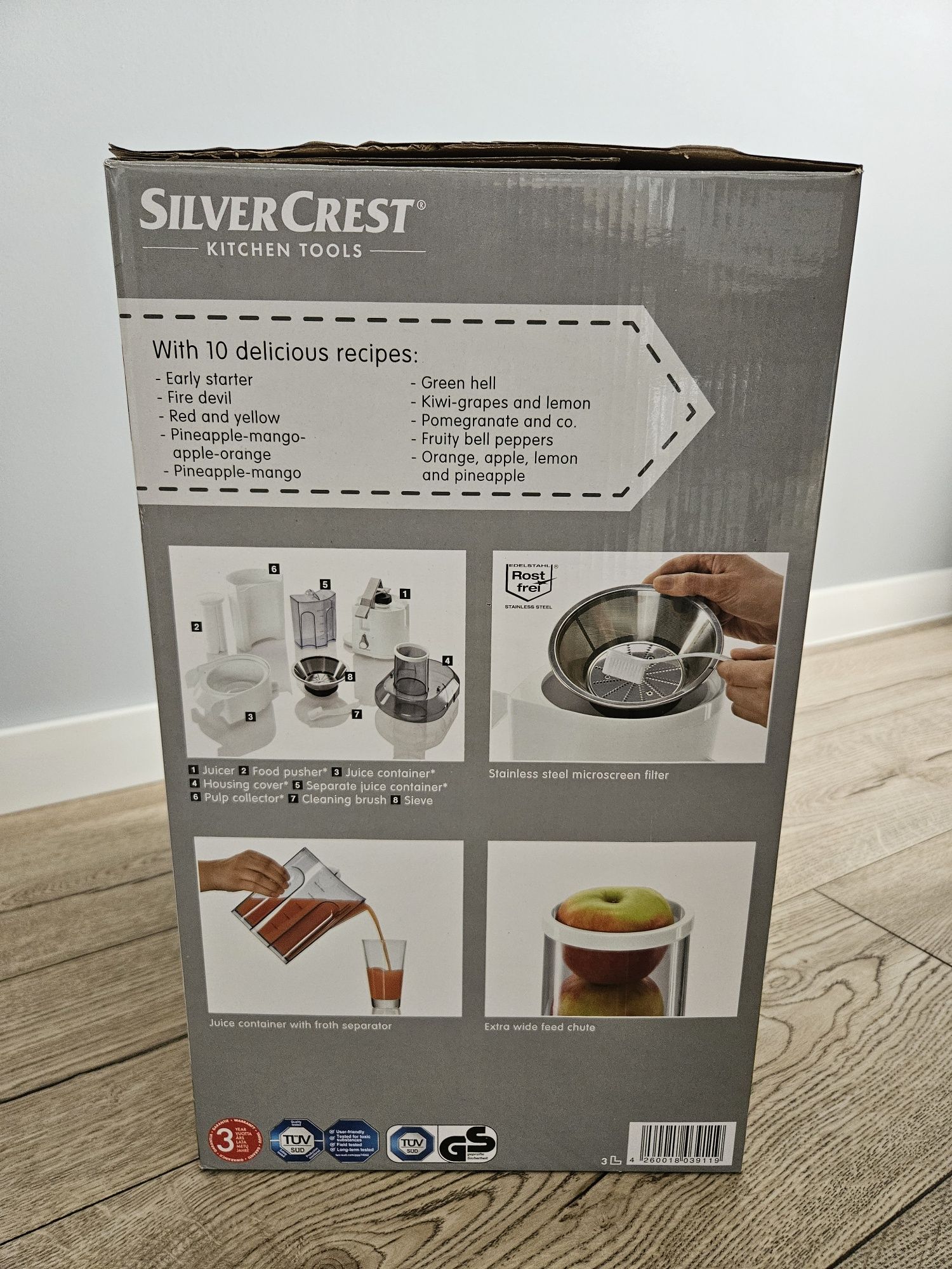 Silvercrest Juicer wyciskarka do soków