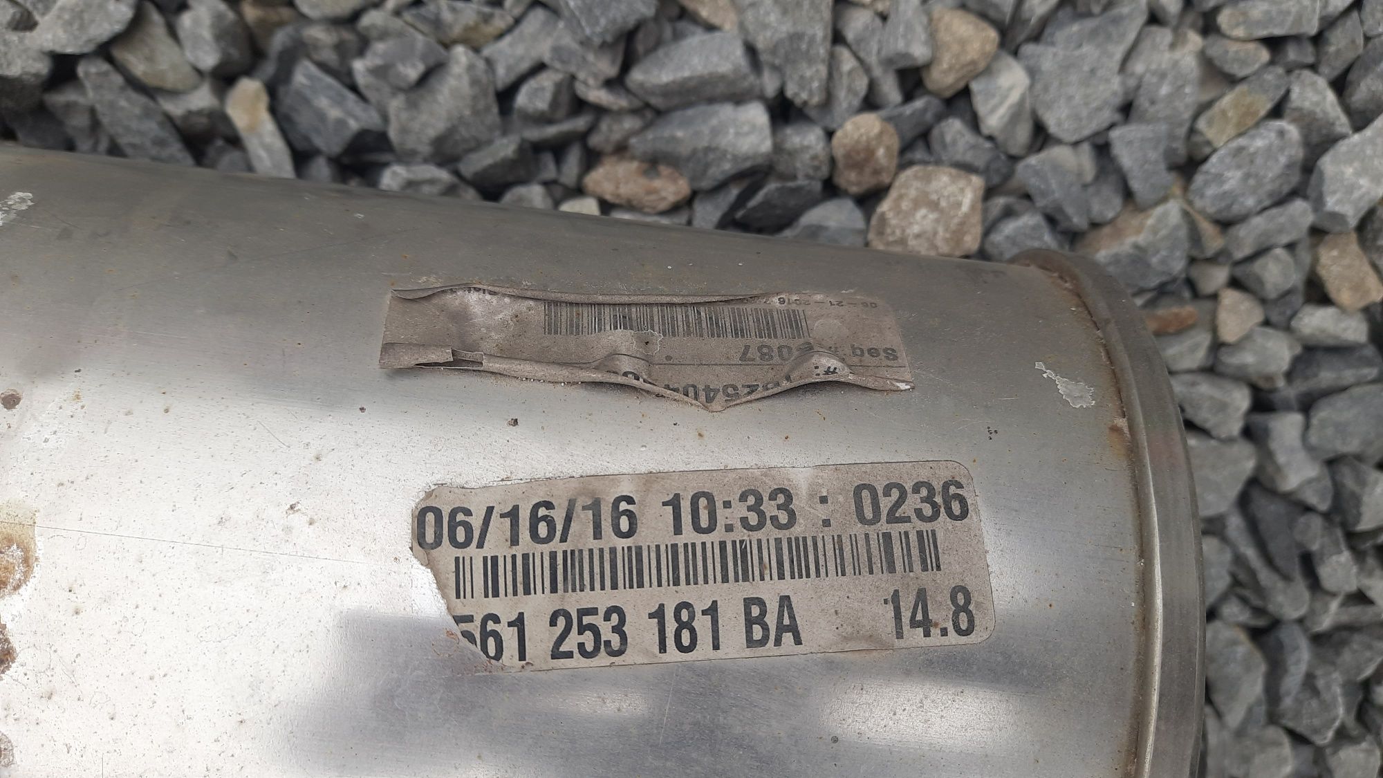 Глушник вихлопна система vw ag 561253181BA  561253611E 561253411D