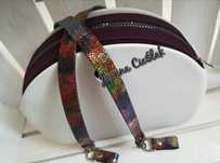 CIEMNA MOZAIKA HOLO Nowy eco pasek + zaczepy do obag moon light glam