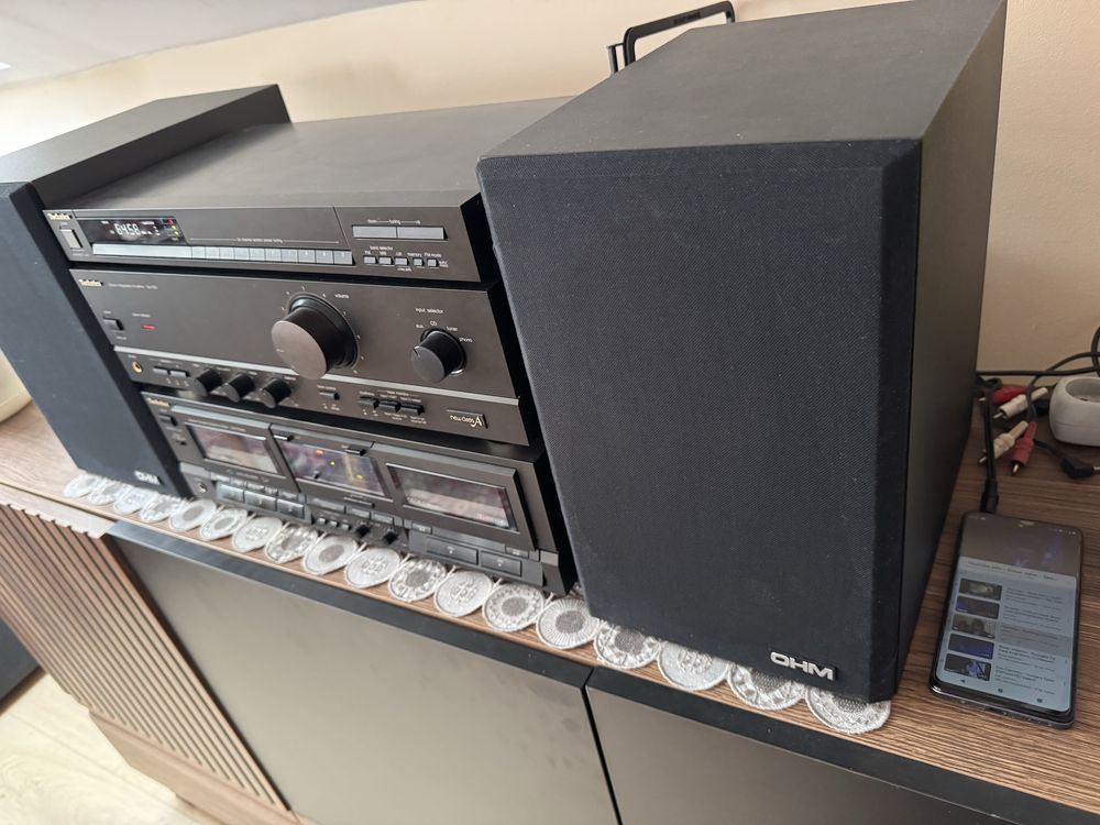 Vintage wieża technics wzmacniacz SU-810 , ST-600L , deck RS-TR 165