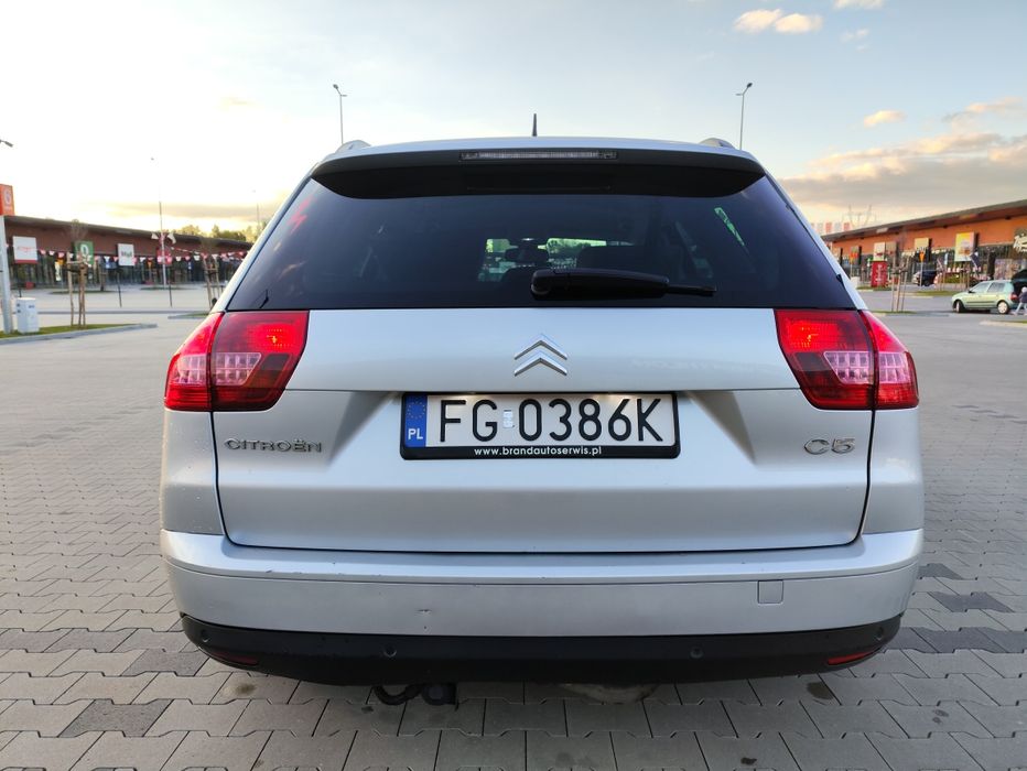 Citroen C5 kombi 2009r. 2.0 HDi diesel 136KM automat, navi, hak