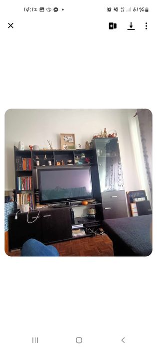 Movel de Sala com vitrine