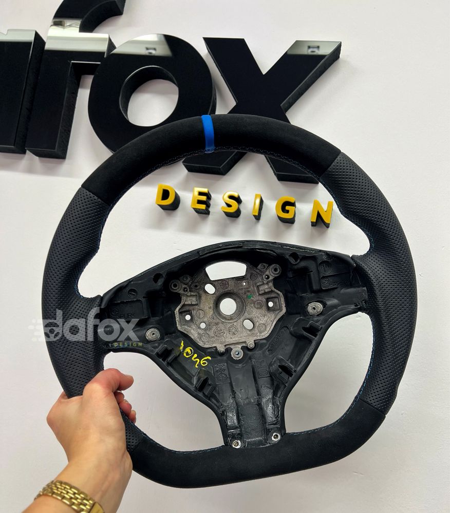 Kierownica do BMW E46 E39 E53 MPakiet M3 ścięta modyfikowana alcantara