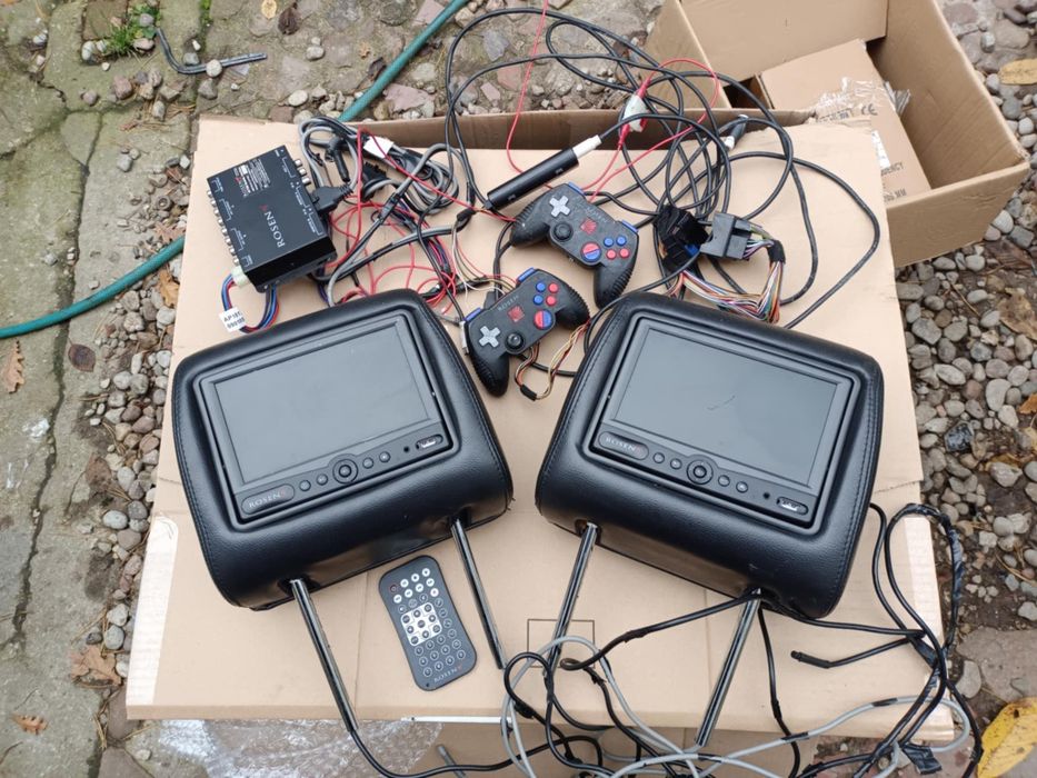 Monitor wyświetlacz DVD komplet BMW X5 e53 Rosen