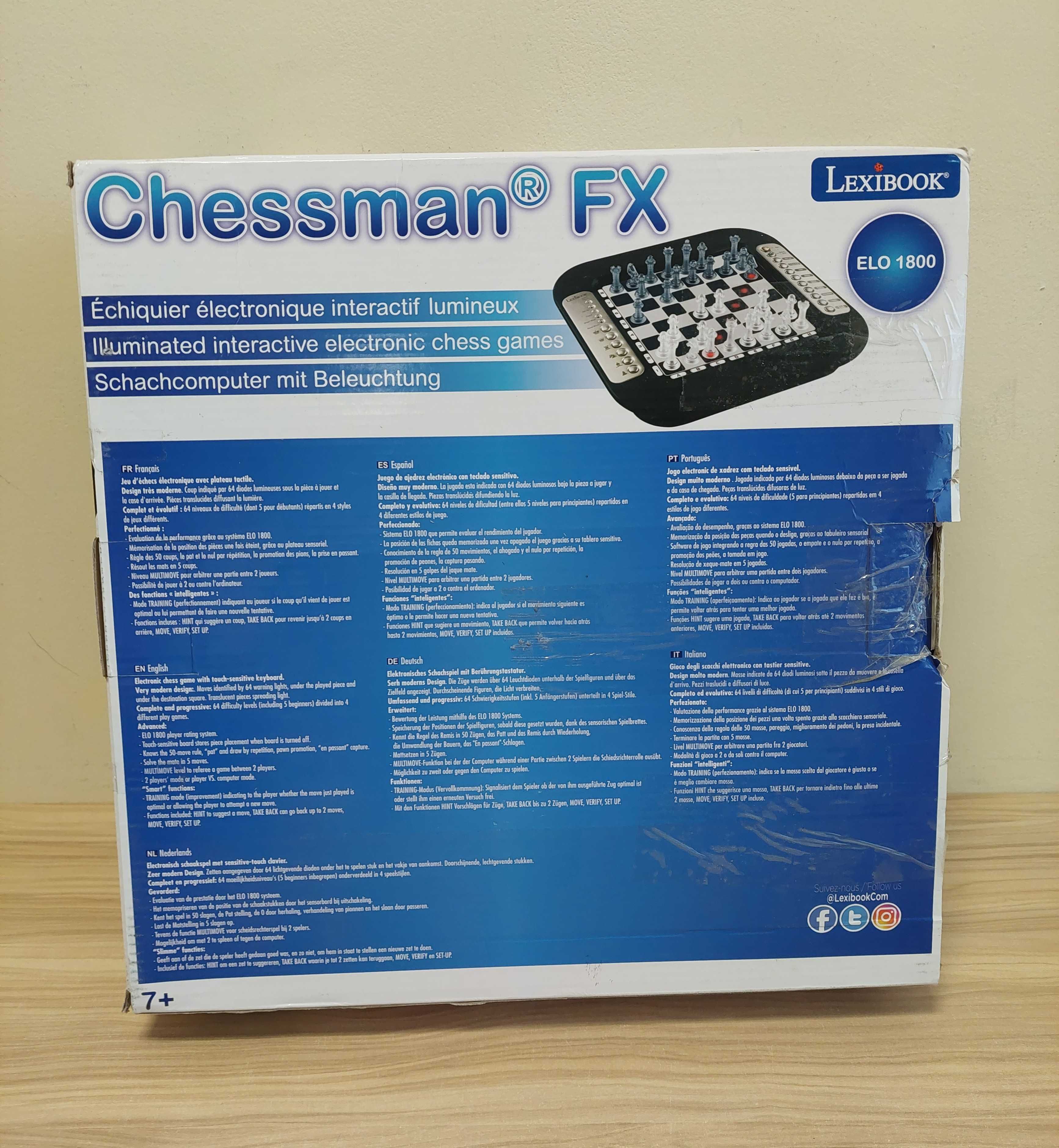 LEXIBOOK Chessman FX Inteligentne Szachy Elektroniczne