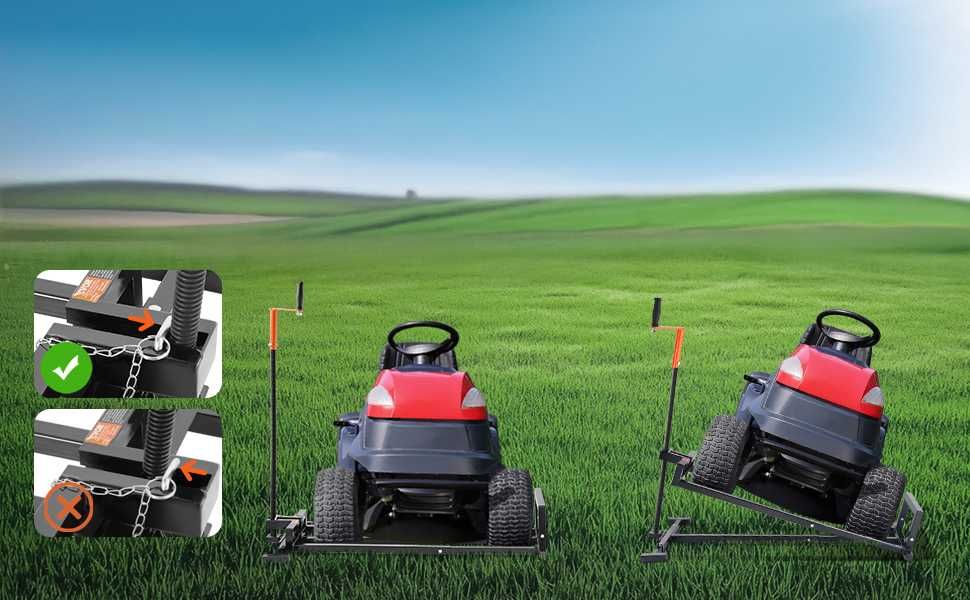 Składany podnośnik lewarek do traktorka quada kosiarki udźwig 400KG