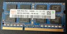 RAM 4gb ddr3 1600mhz SODIMM