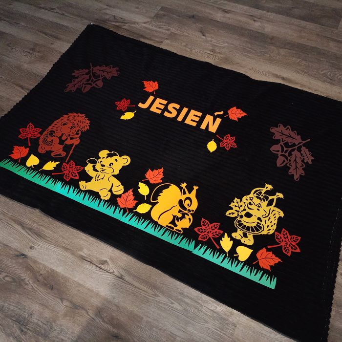 Jesień XXL - (4 zwierzątka) - gazetka, dekoracja