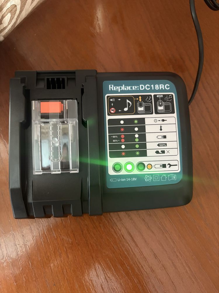 швидкий зарядний пристрій Makita DC18RC для літій-іонних акум 14.4V-18