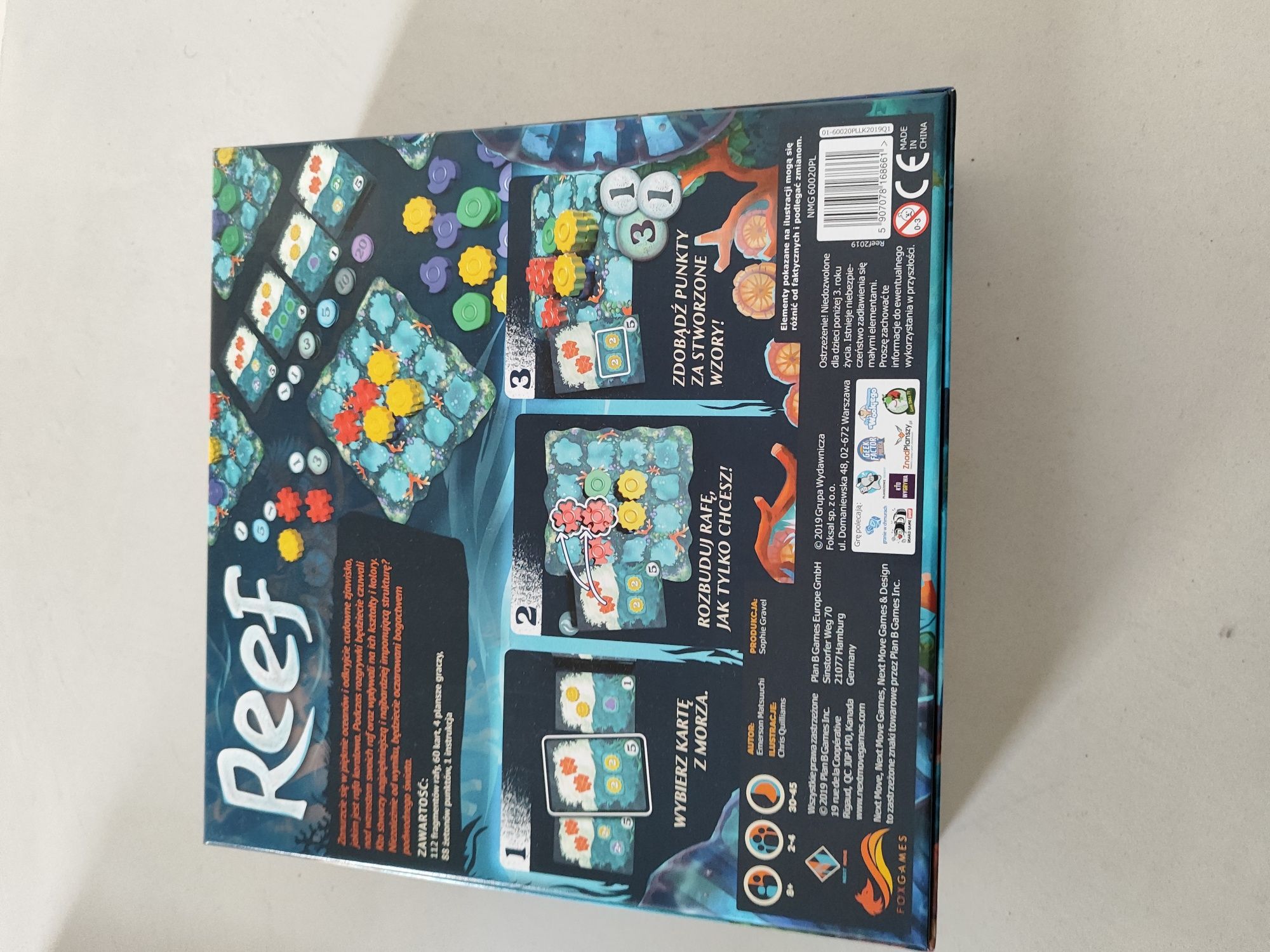Reef gra planszowa PL najtaniej 1zł wysyłka