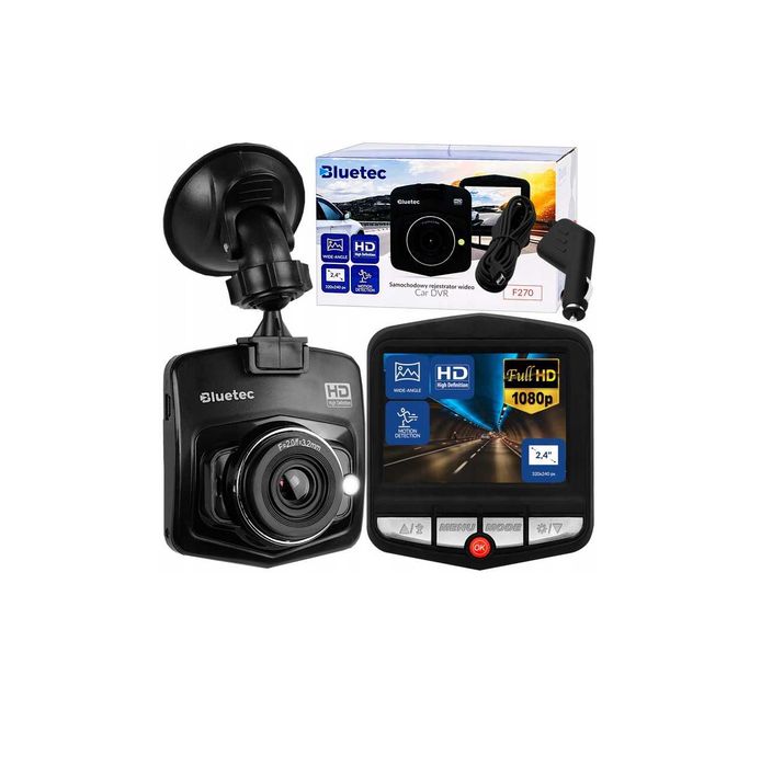 POLSKIE Menu ZESTAW Wideorejstrator jazdy kamera samochodowa do auta