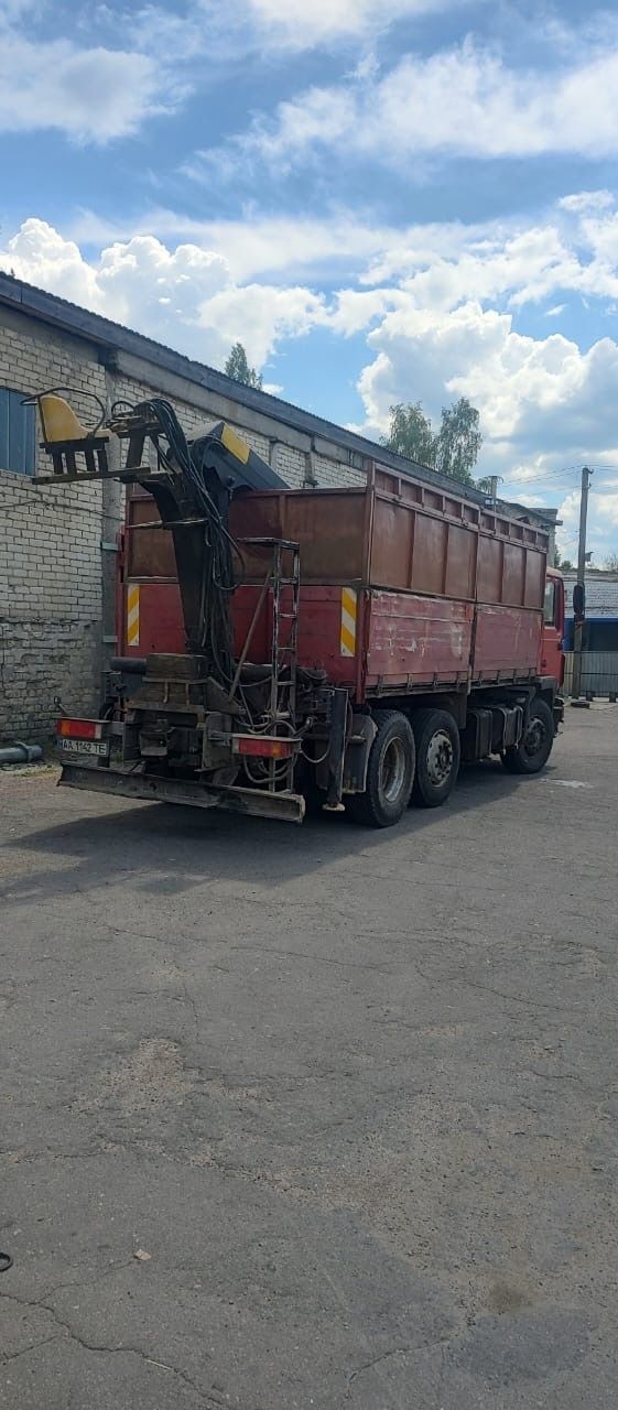 MAN 24.362 самосвал маніпулятор