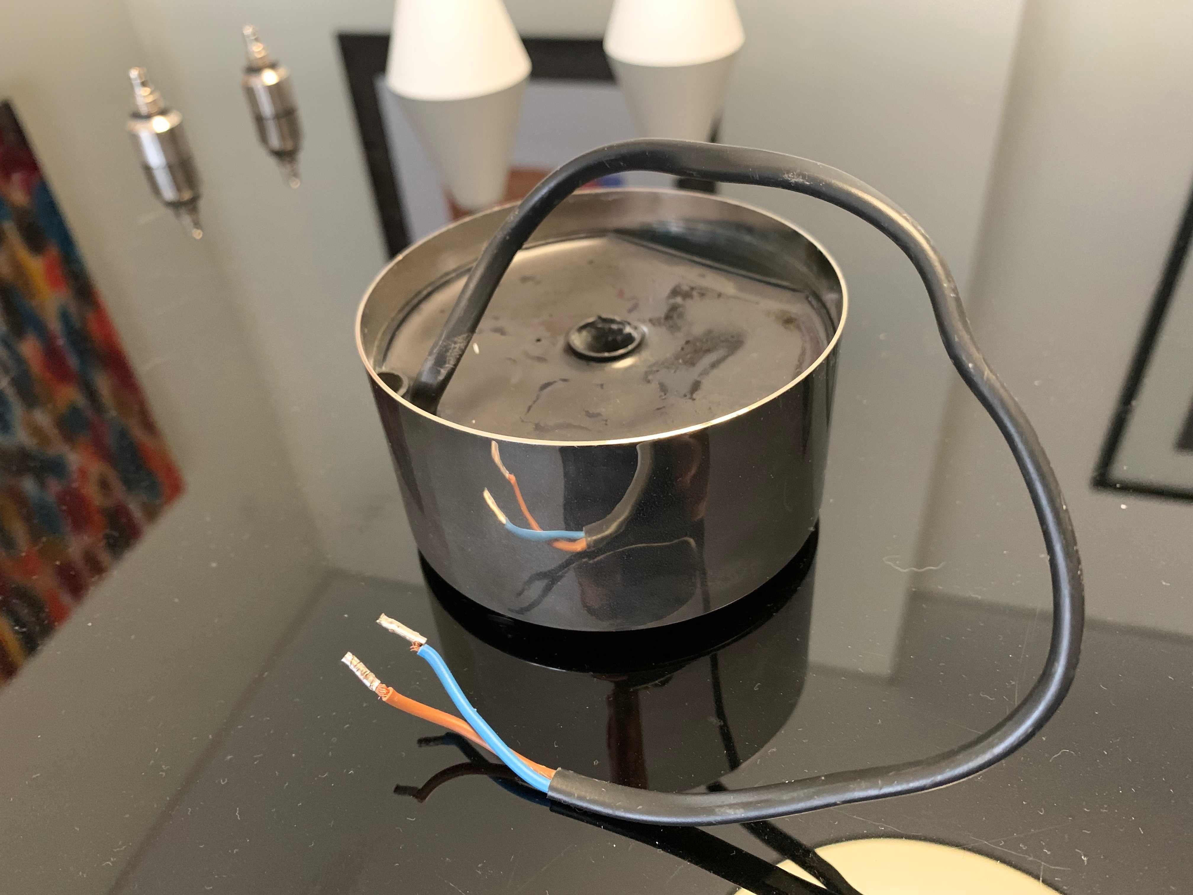 Candeeiro de teto ou parede em liga de prata (12V).