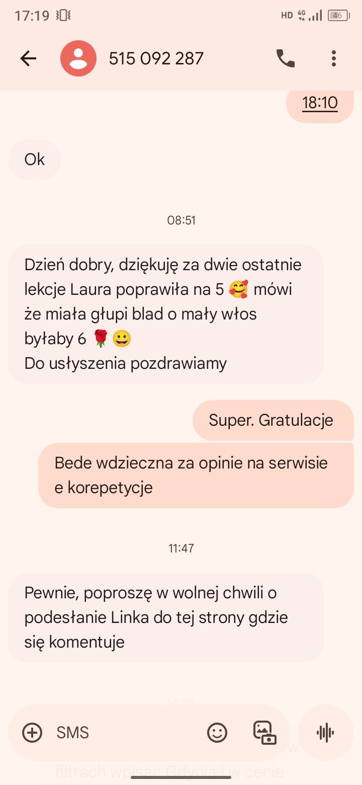 Korepetycje chemia ONLINE z nauczycielką