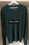 Męski sweter Tiger szwedzki z warkoczem 100% Merino wool zielony M