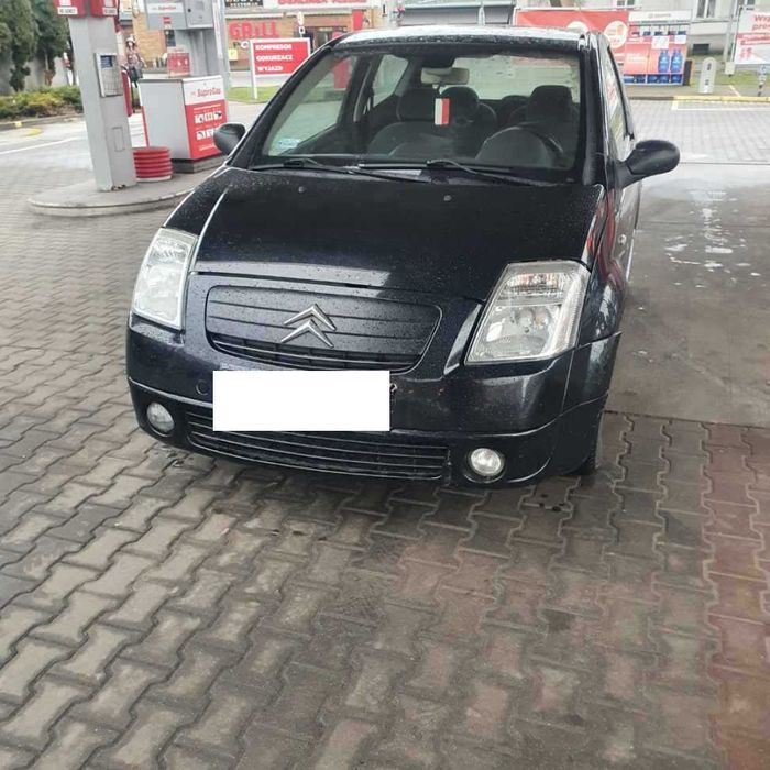 Citroen C2 1.4 hdi kolor czarny kod lakieru EXYB na części