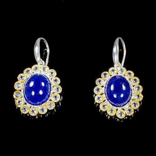 Kolczyki srebrne z naturalnymi Tanzanitami!!!