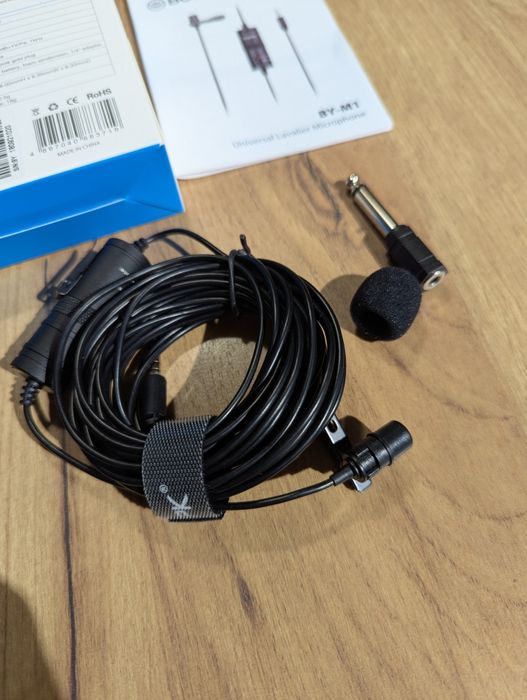 Boya BY-M1 pro, Panasonic RP-VC201 stereo