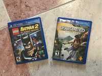 Jogos PS Vita Uncharted / Batman 2 TROCO POR JOGOS NINTENDO SWITCH