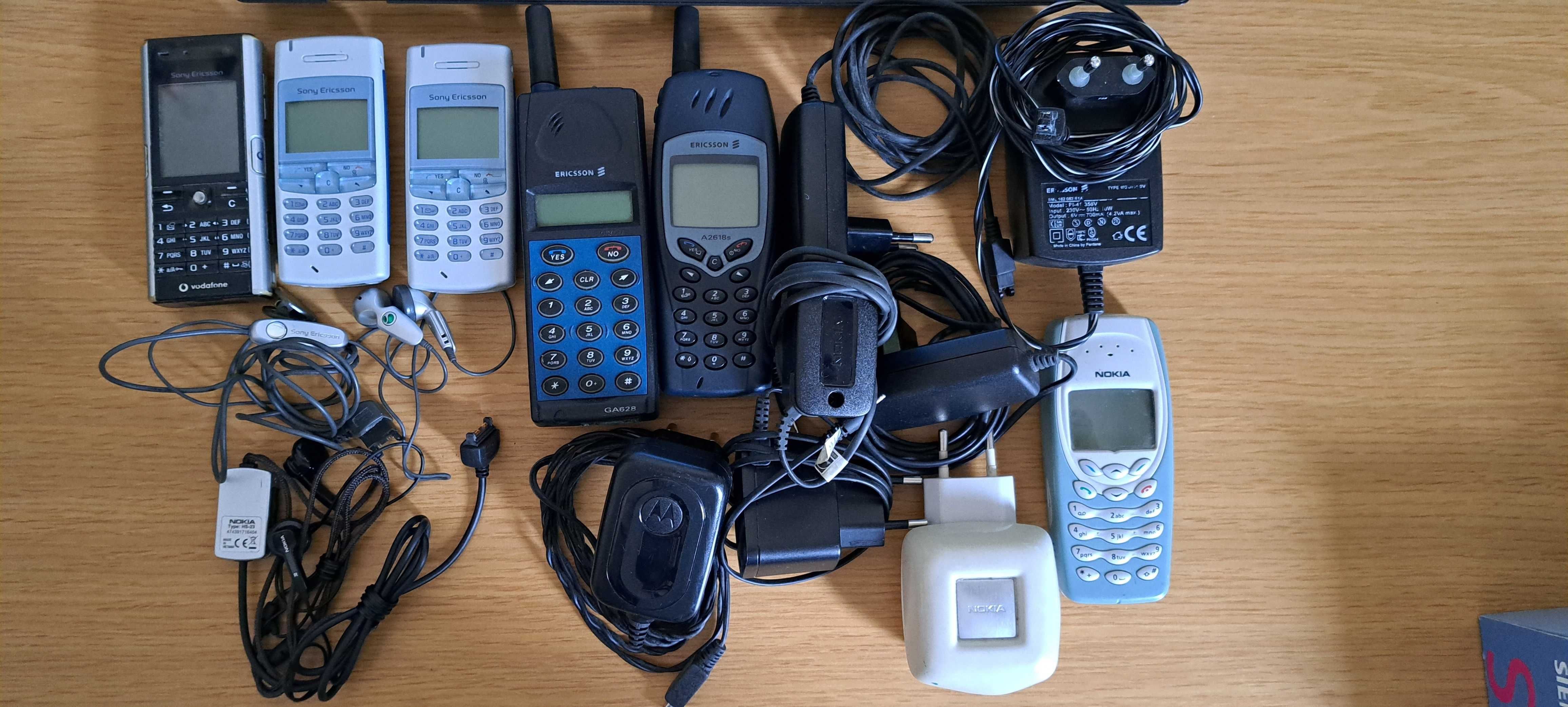 Telemóveis Ericsson, Sony Ericsson e Nokia, com acessórios