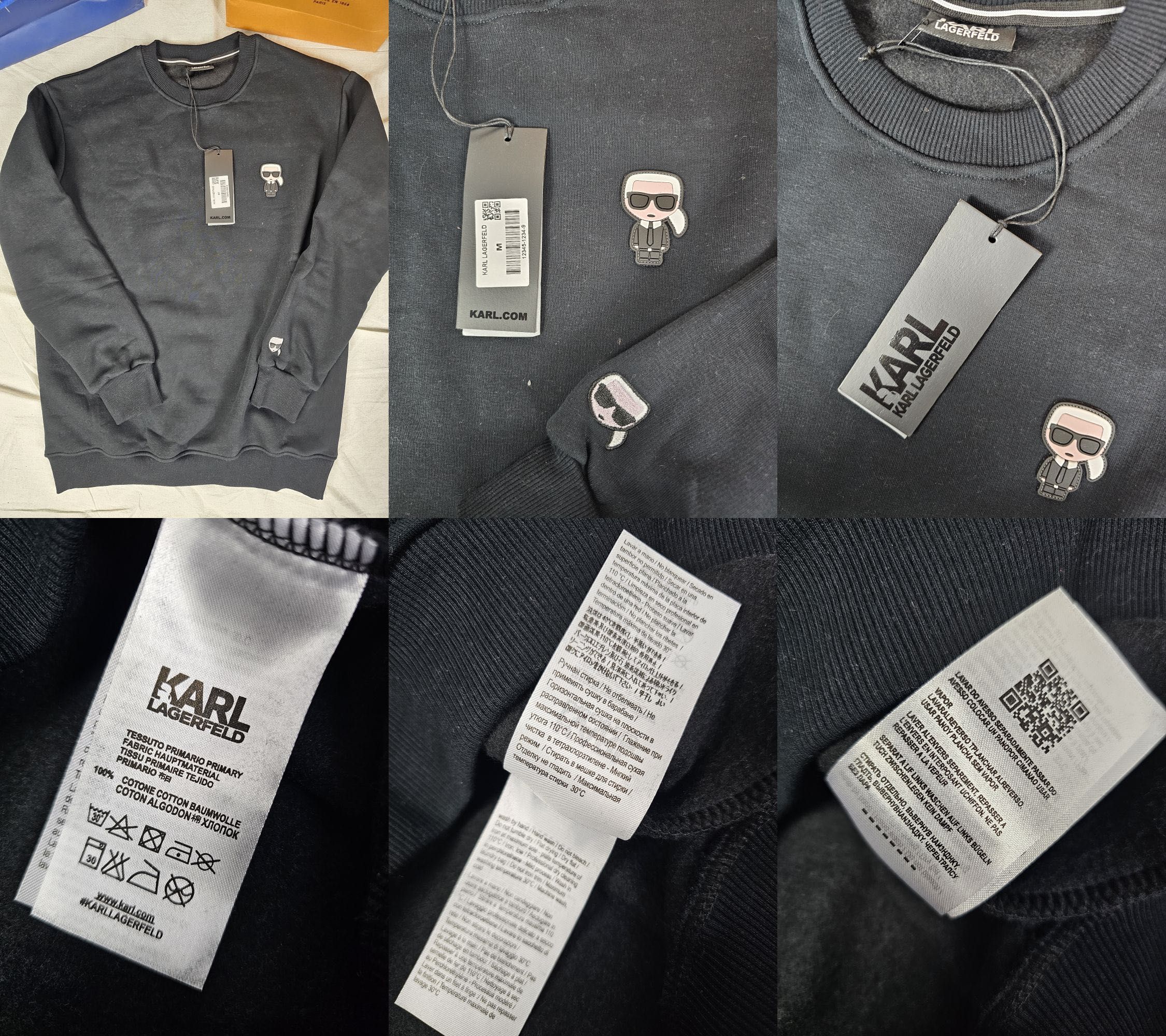Bluza męska Karl Lagerfeld maly znaczek logowane