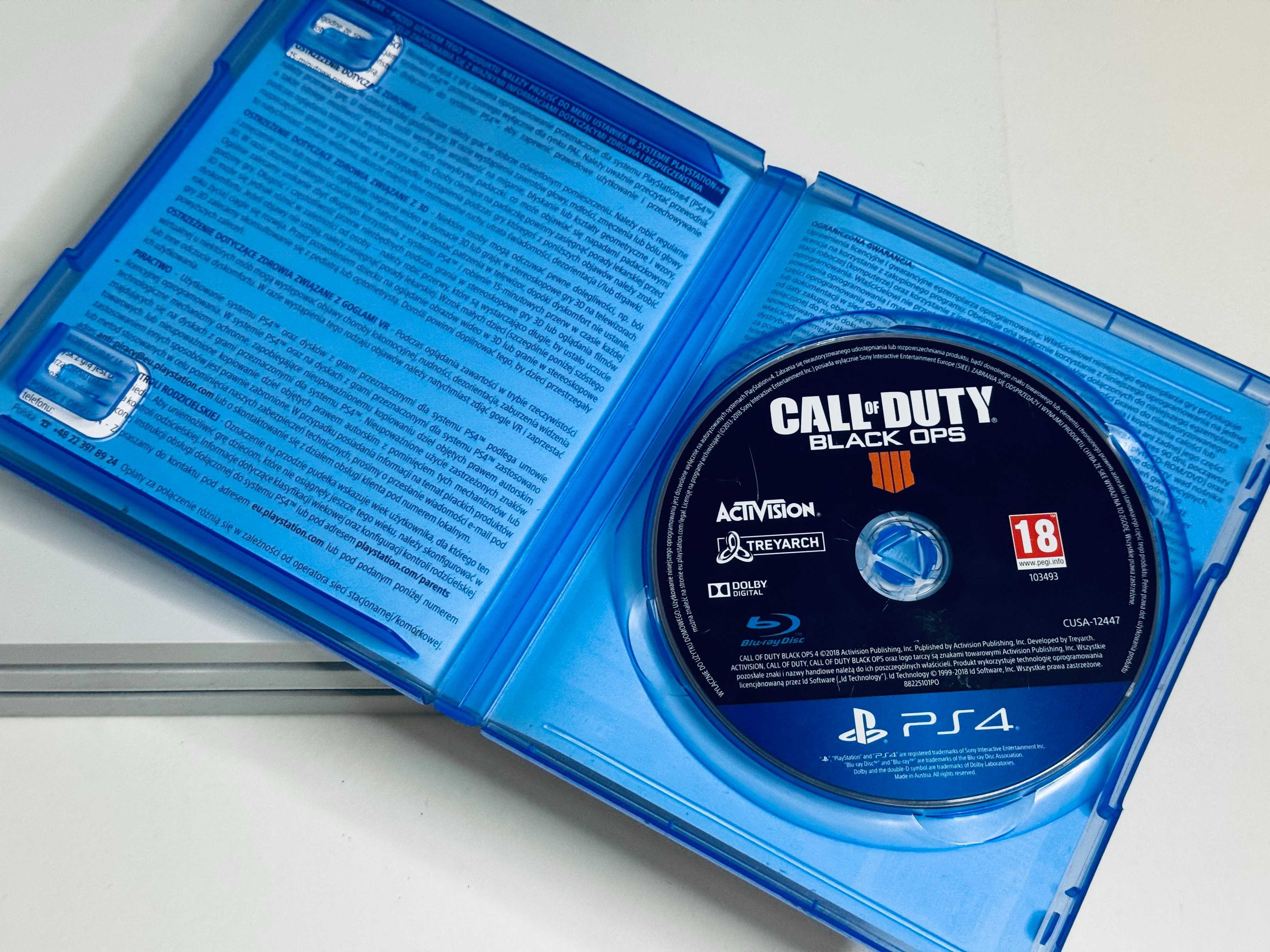 Gra Call of Duty Black Ops 4 PS4 PL Więcej gier na innych ogłoszeniach