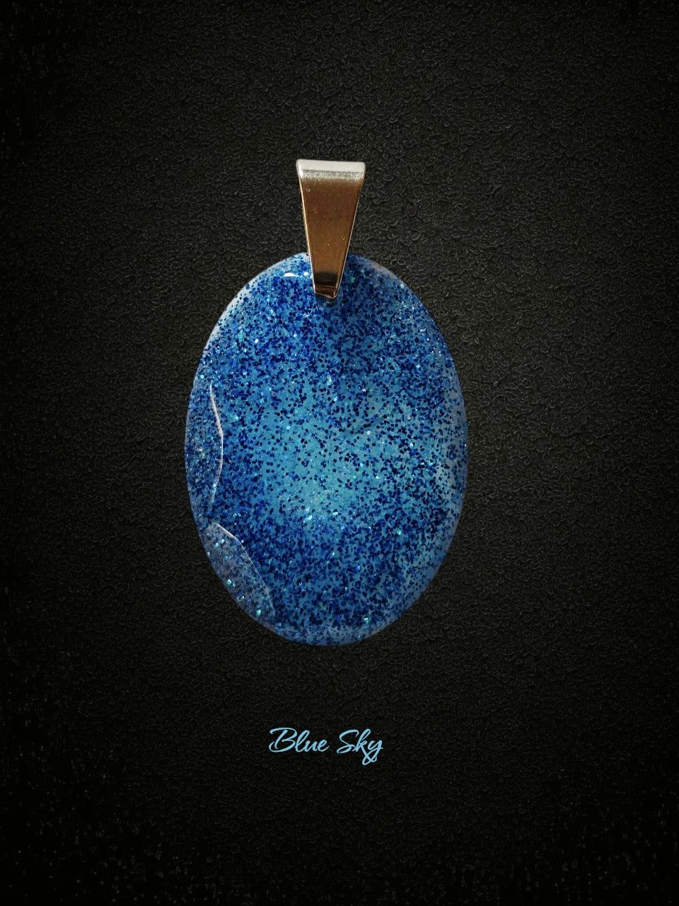 Piękny wisiorek zawieszka "Blue Sky"