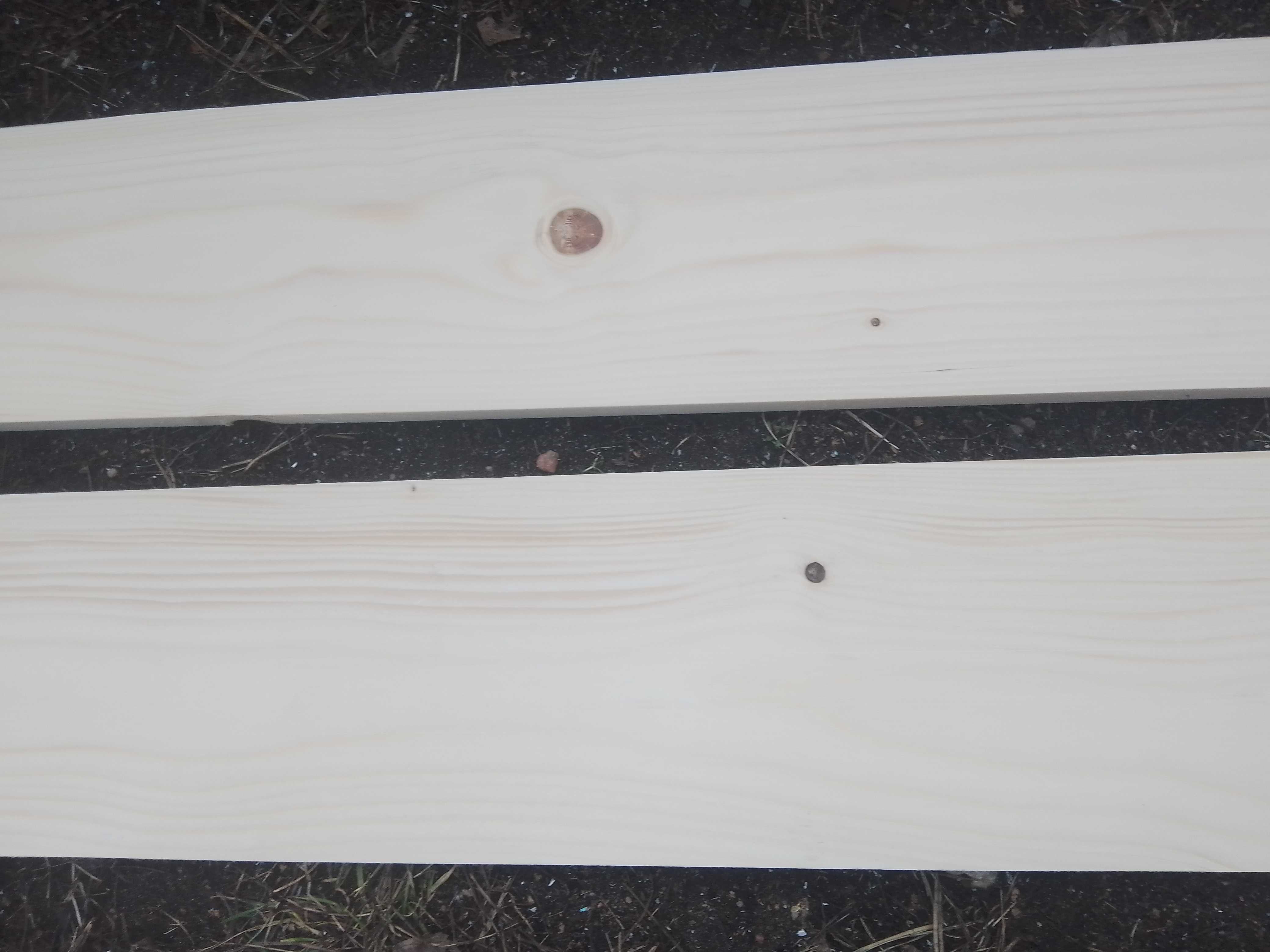 Blat świerkowy o szer. 17 cm, naturalne drewno