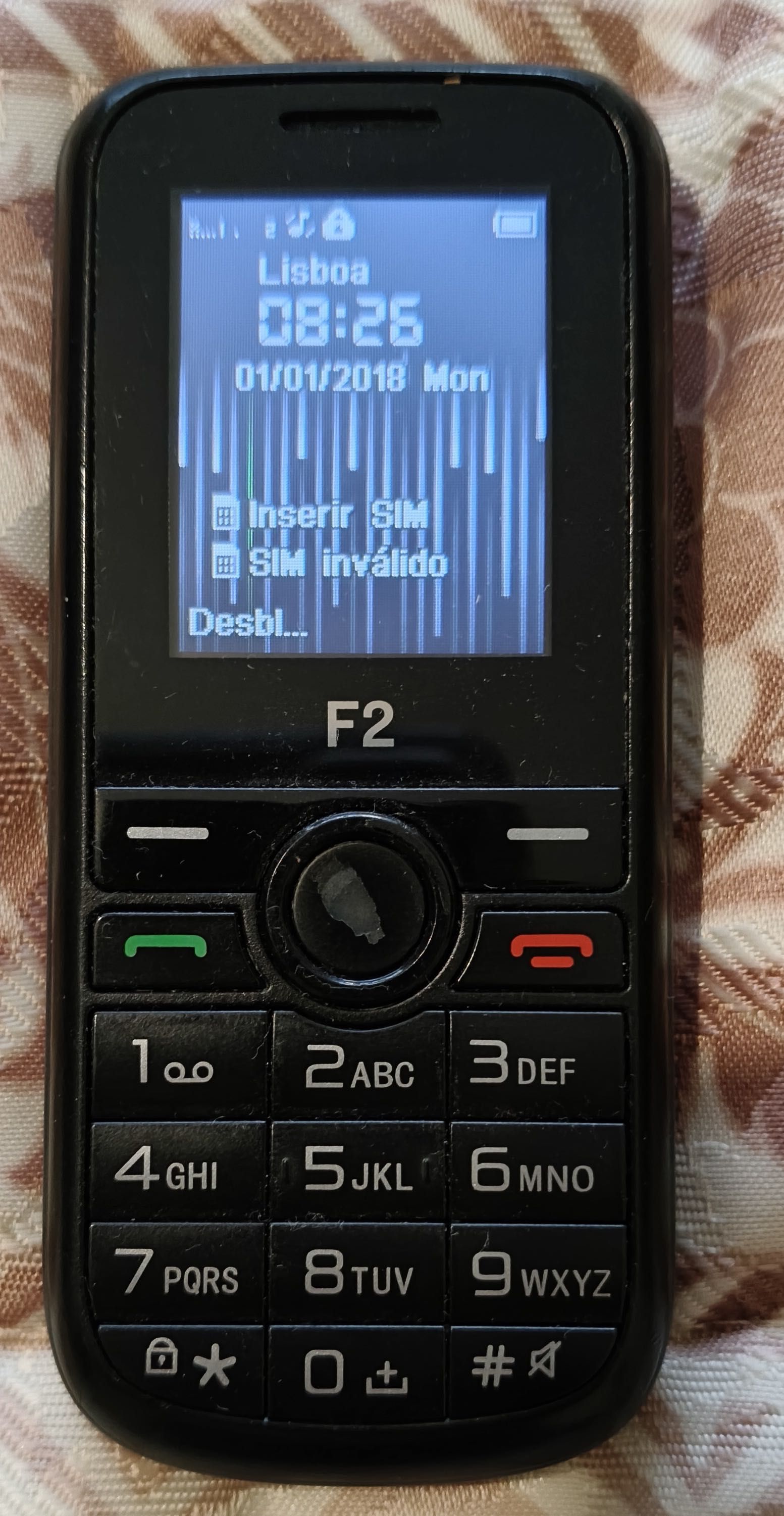 Telemóvel Mobiwire F2 Preto